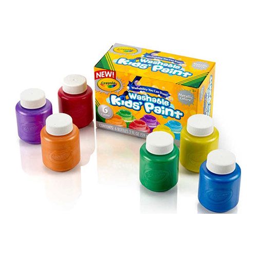 Crayola vaskbar børne maling i metalfarver