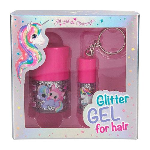 Unicorn glitter gel for hair