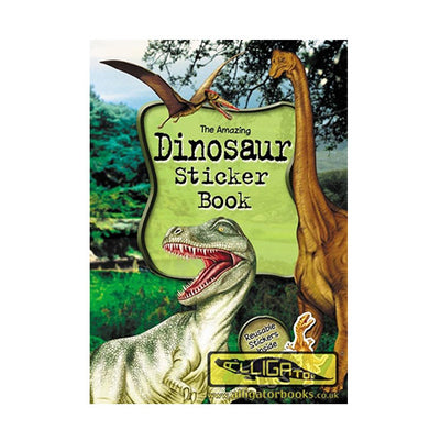 Dinosaur klistermærke bog