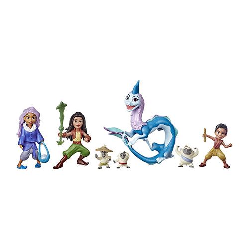 Raya & Den sidste drage figursæt med 11 dele