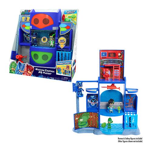 Pyjamas heltene hovedkvarter legesæt med lys og lyd incl 2 figurer