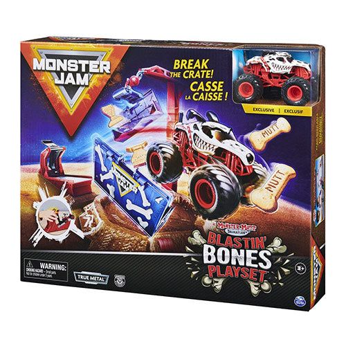 MonsterJam Arena incl. Monstertruck metal bil - BONES