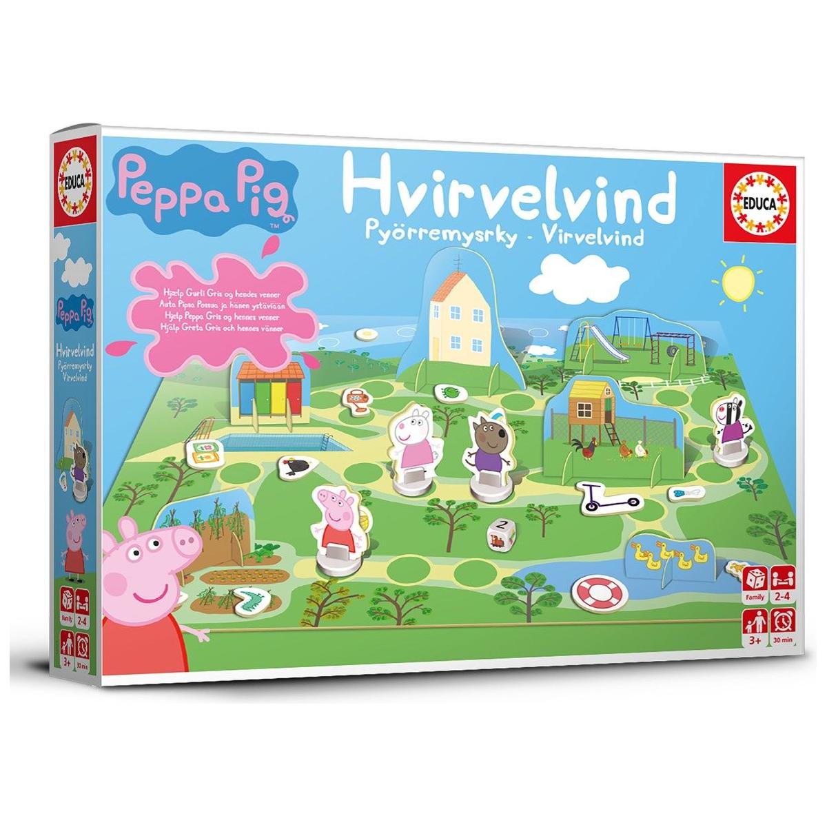 Gurli Gris Hvirvelvind Brætspil 54x48 cm 2-4 spillere +3 år