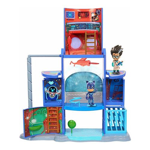 Pyjamas heltene hovedkvarter legesæt med lys og lyd incl 2 figurer