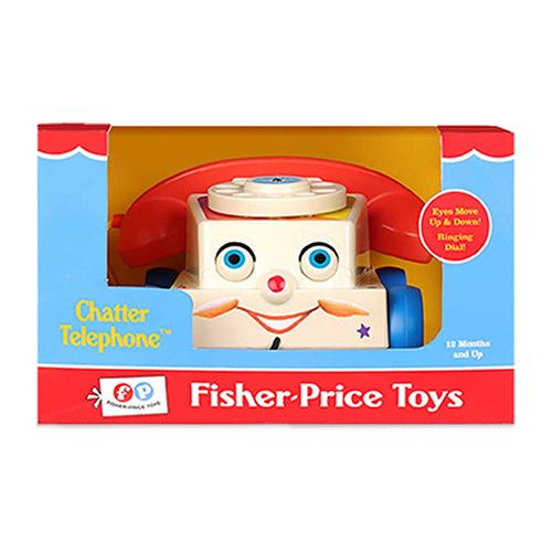 Fisher price retro dreje telefon lanceret i 1961