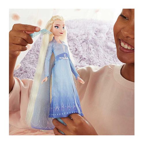 Frozen Elsa dukke med elektronisk børste