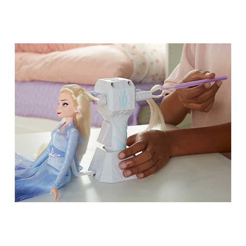 Frozen Elsa dukke med elektronisk børste