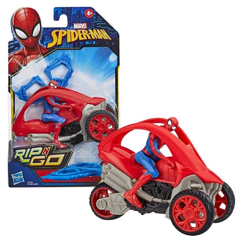 RipNgo Spiderman incl bil og figur
