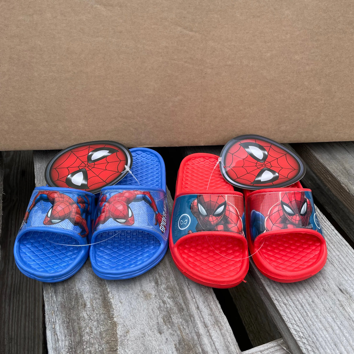 Spiderman badesandaler