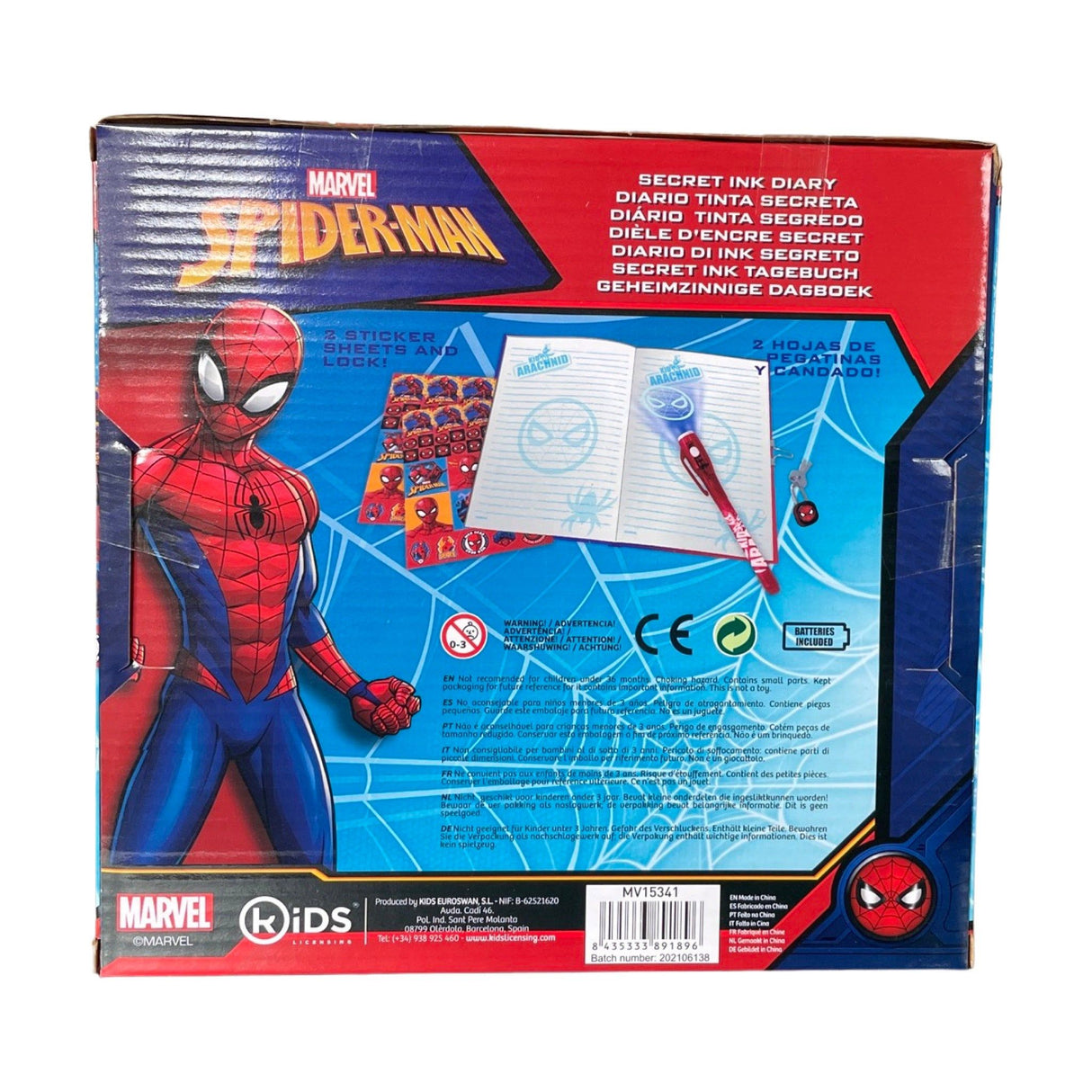 Spiderman magisk dagbog