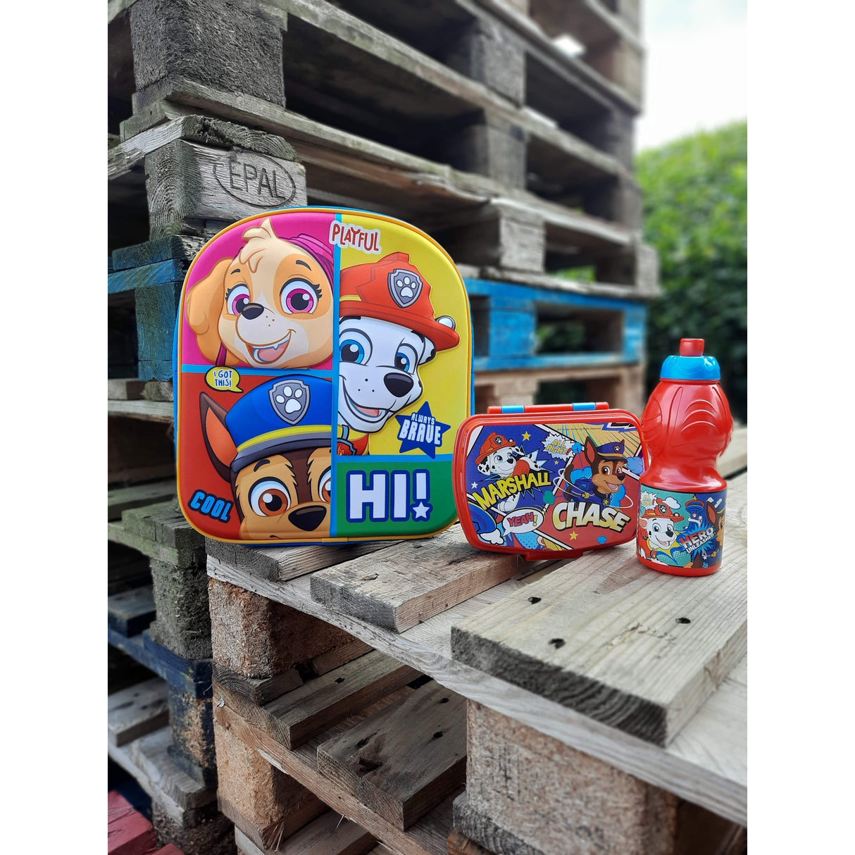 Paw patrol startersæt med 3D rygsæk