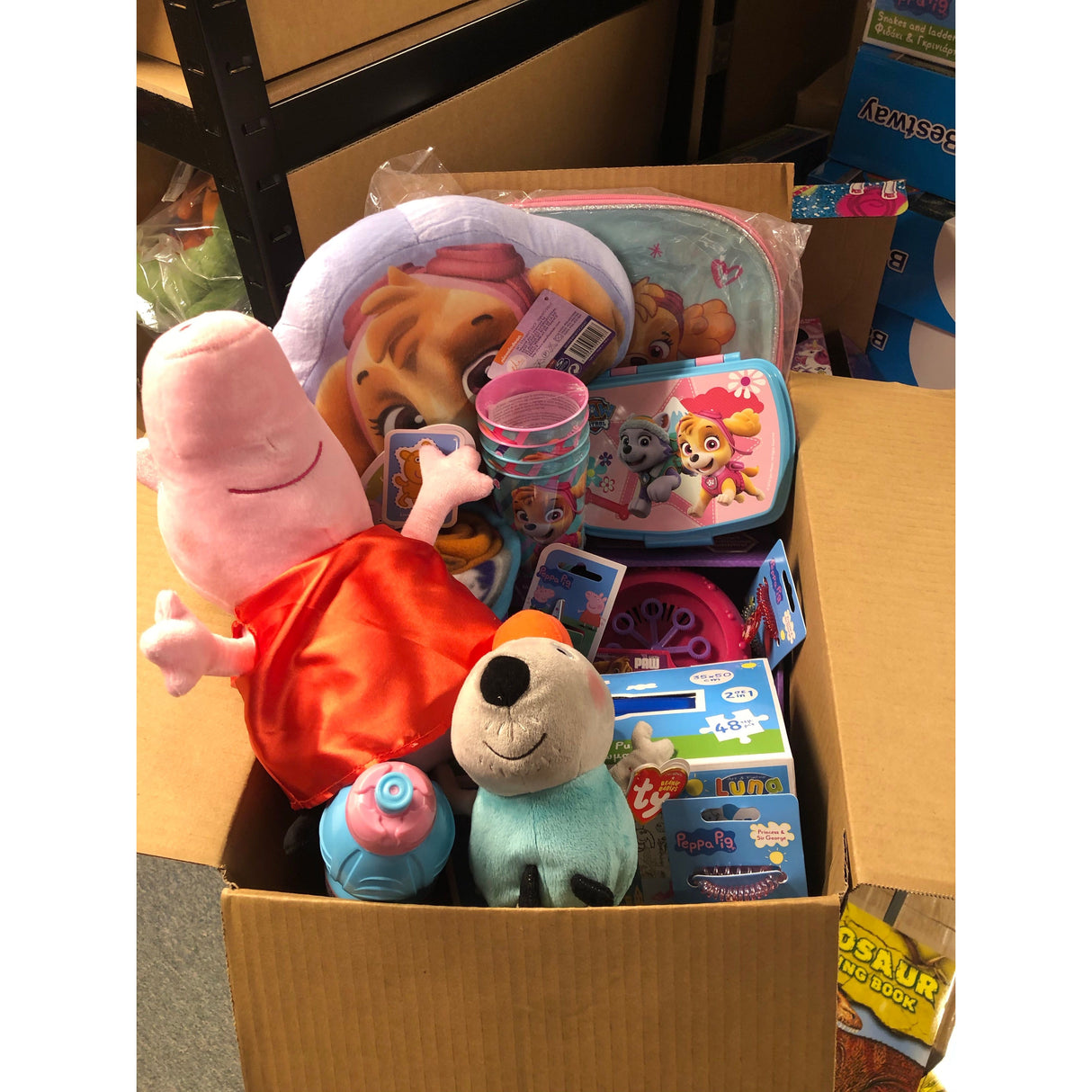 Gurli gris/ Paw patrol kasse