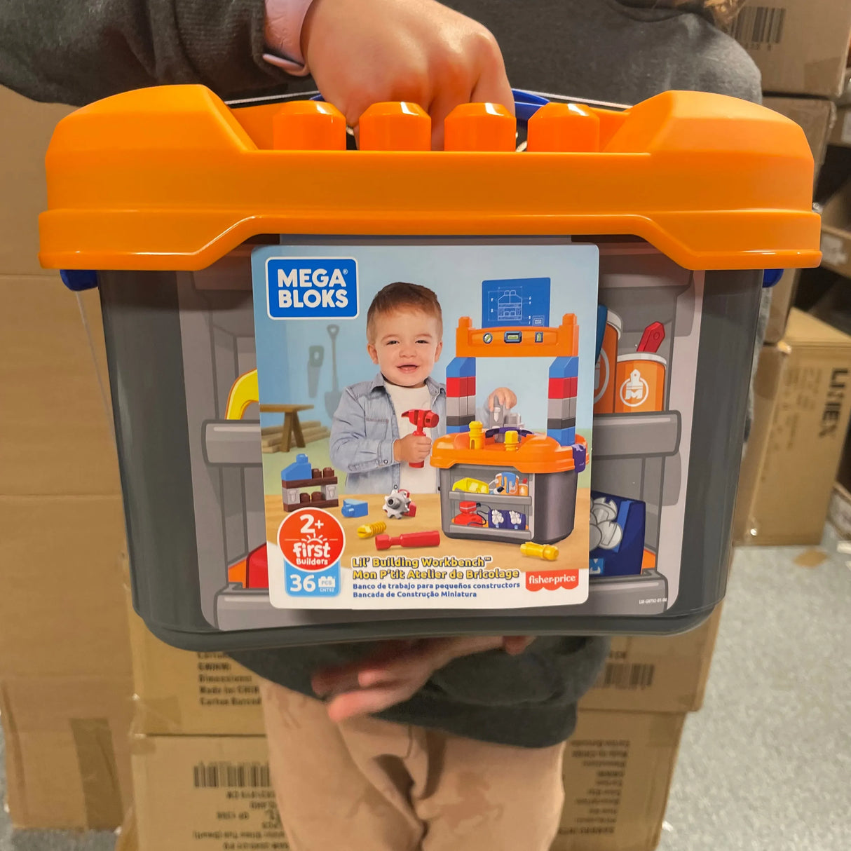 Mega bloks værktøjssæt med 36 dele