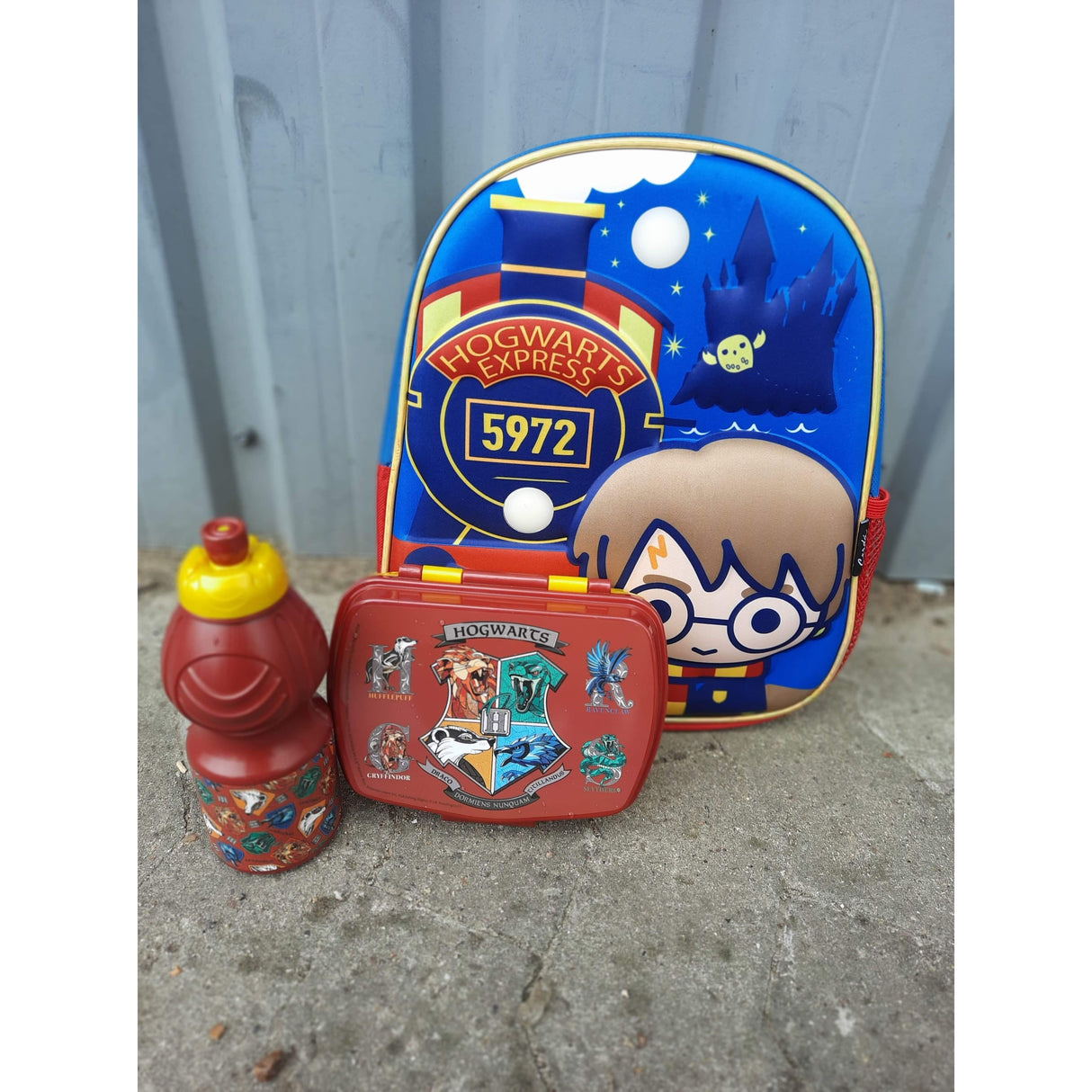 Harry Potter startersæt med 3D rygsæk