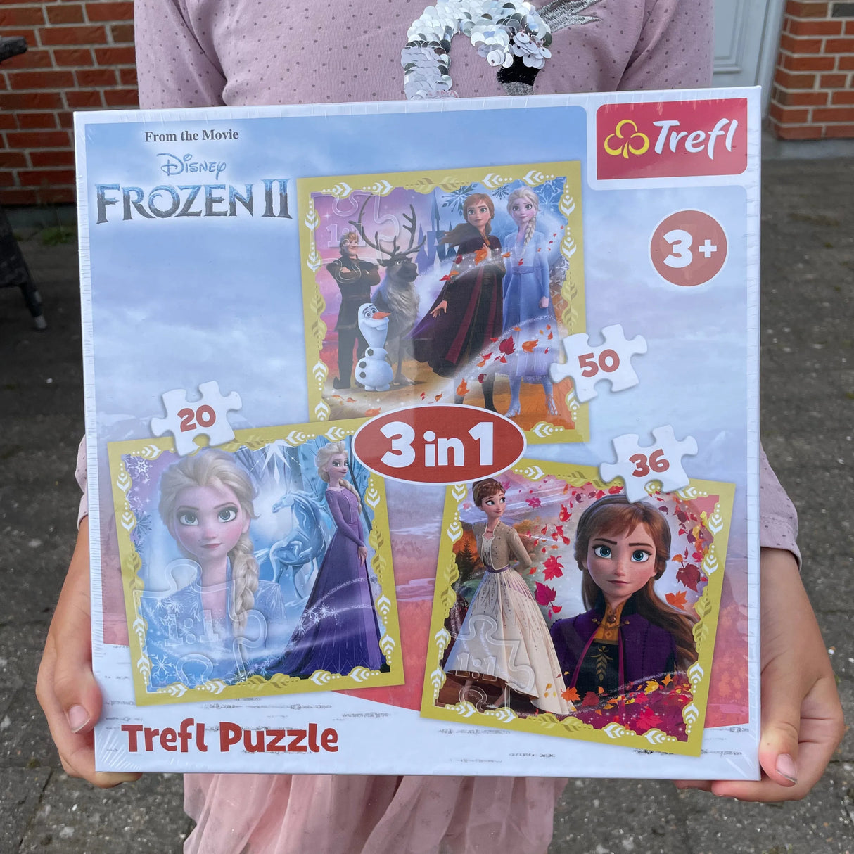 Frozen 3i1 puslespil