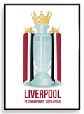 Liverpool Premier League Winners plakat