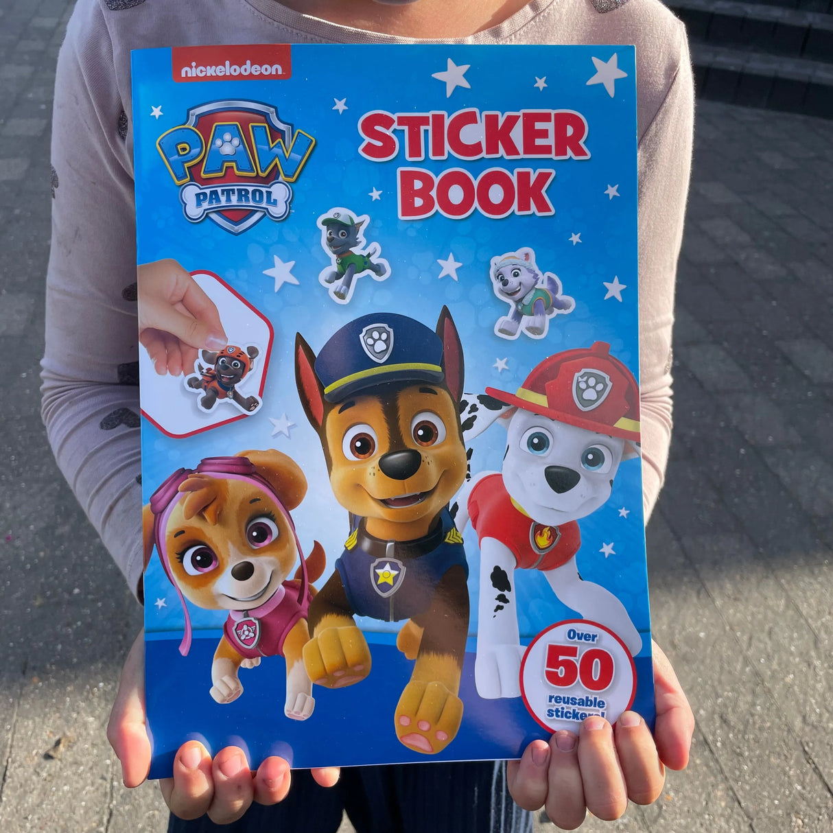 Paw patrol klistermærke/malebog