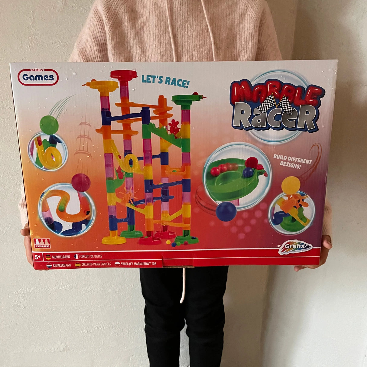 Kæmpe kuglebane med 74 dele