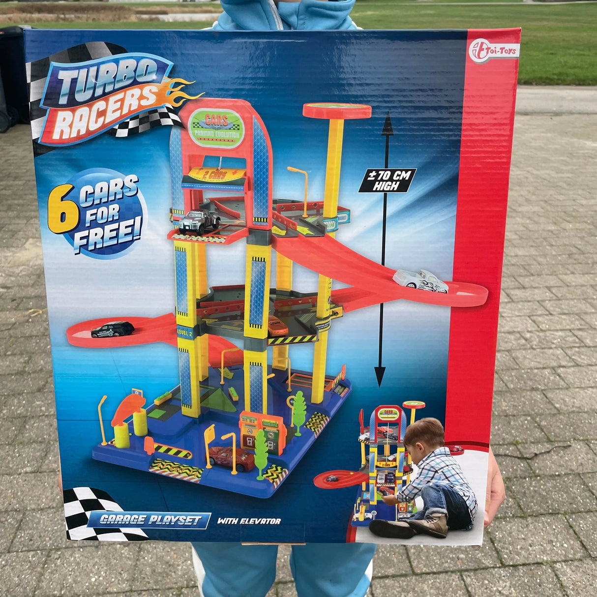 Garage med 6 biler 70 cm