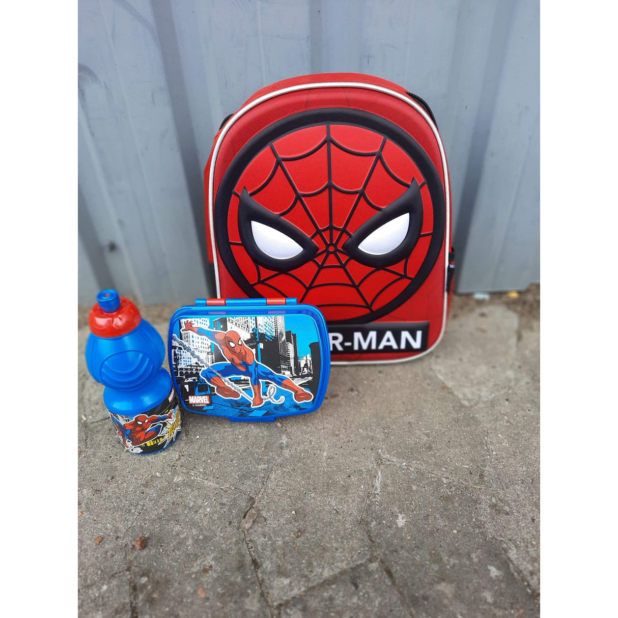 Spiderman startersæt med 3D rygsæk