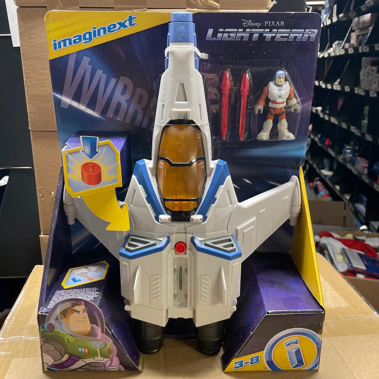 Buzz lightyear rumskib med lys og lyd