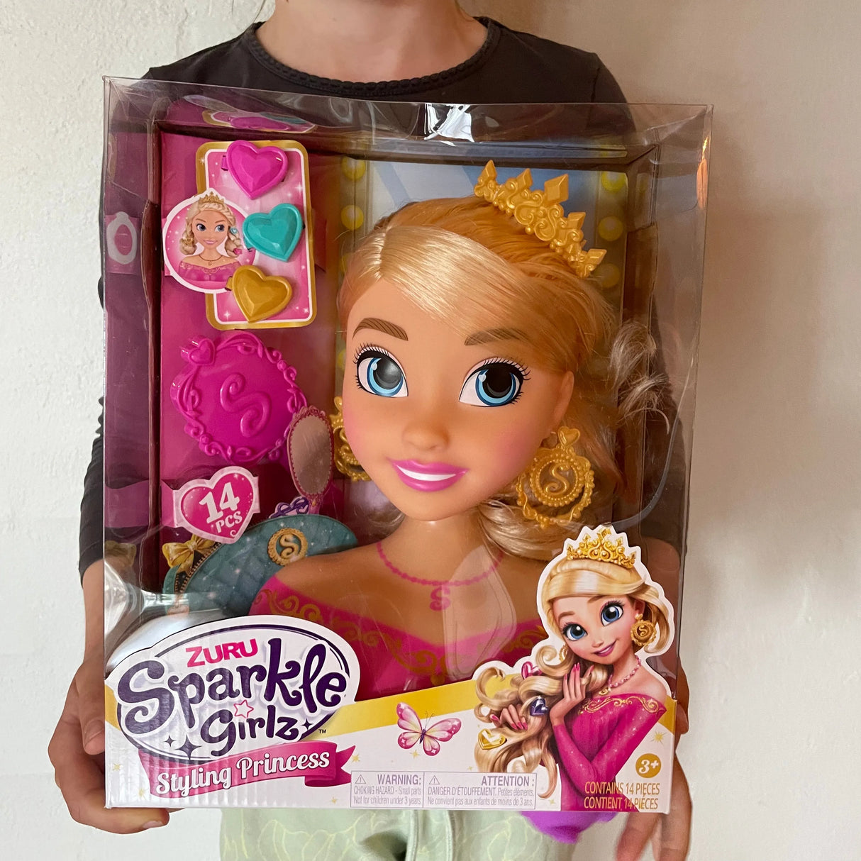 Princess styling head med 14 dele