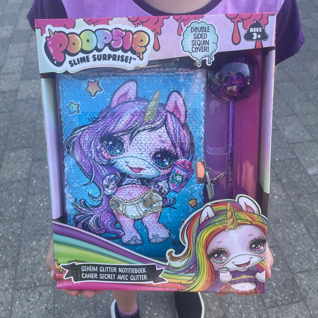 Poopsie dagbog med pen