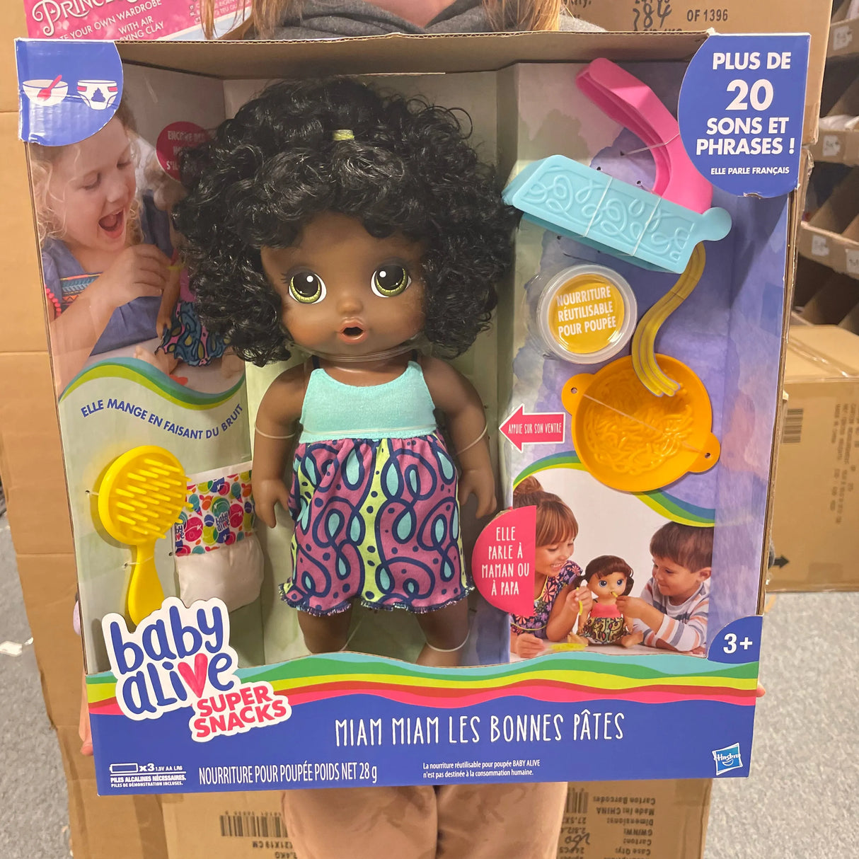 Baby Alive dukke fransk tale