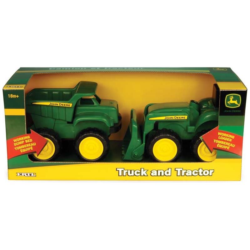 John Deere Dumper og Traktor 2 stk