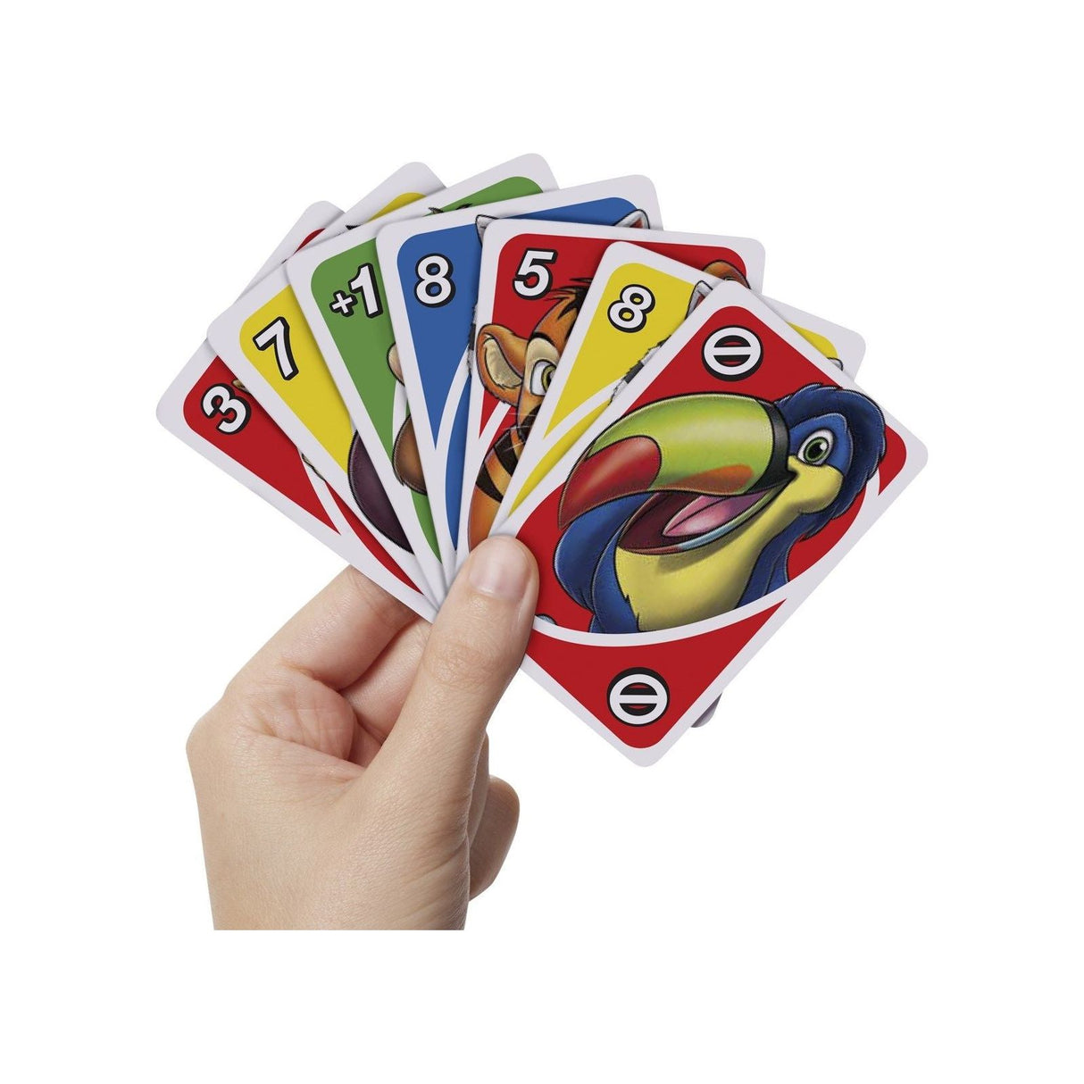 Uno Junior med vilde dyr