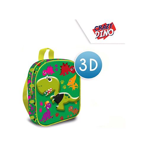 Crazy dinosaur 3D rygsæk 30 cm