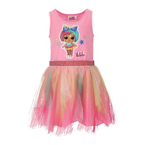 LOL Rainbow kjole Lyserød