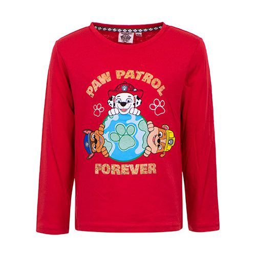 Paw Patrol "Forever" rød longsleeve