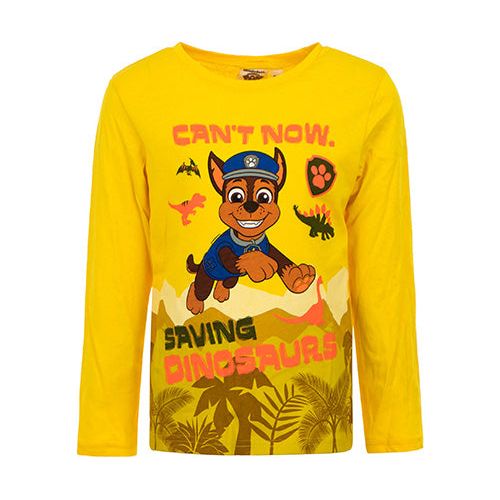 Paw Patrol "Saving dinosaurs" longsleeve gul
