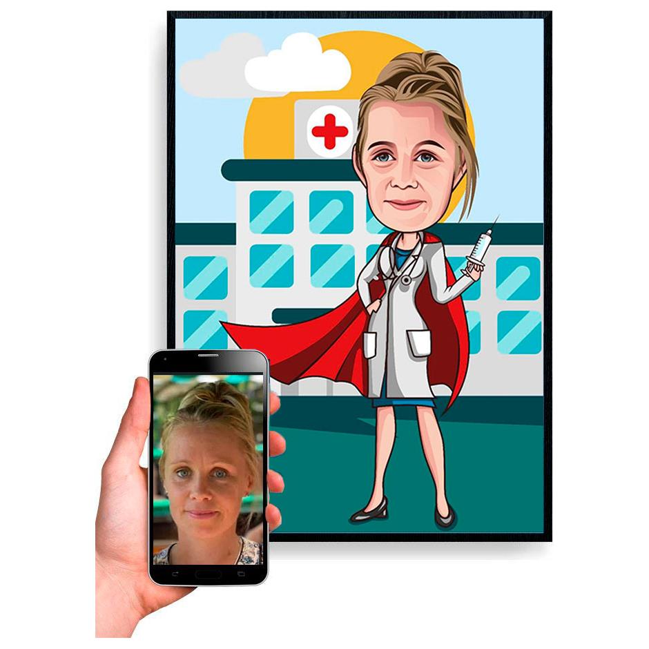 Super-sygeplejerske plakat