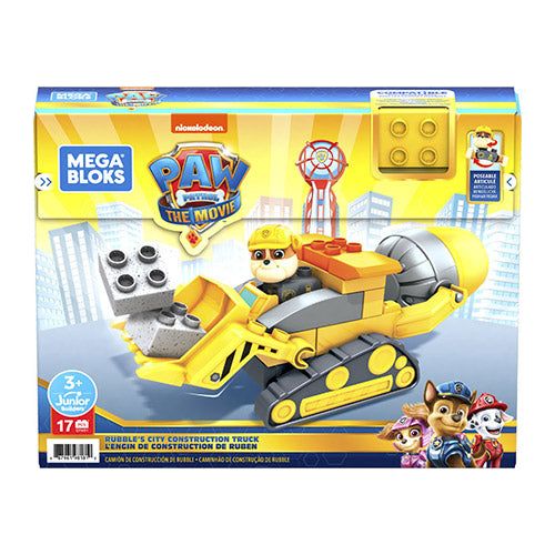 Paw Patrol Rubble mega blocks legesæt