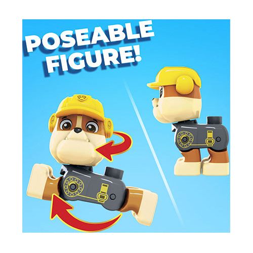 Paw Patrol Rubble mega blocks legesæt