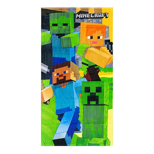 Minecraft håndklæde 70x140 cm 100% bomuld