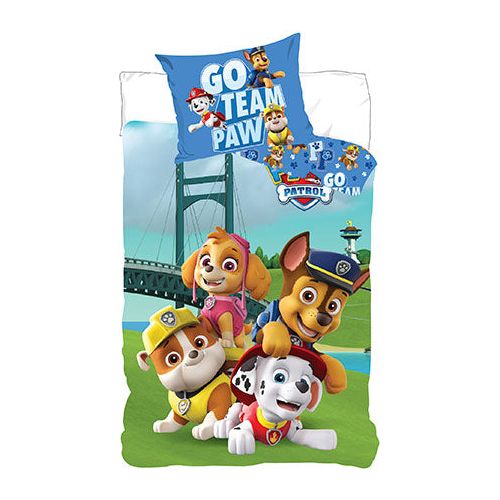 Paw patrol junior sengesæt 100x140 cm 100% bomuld