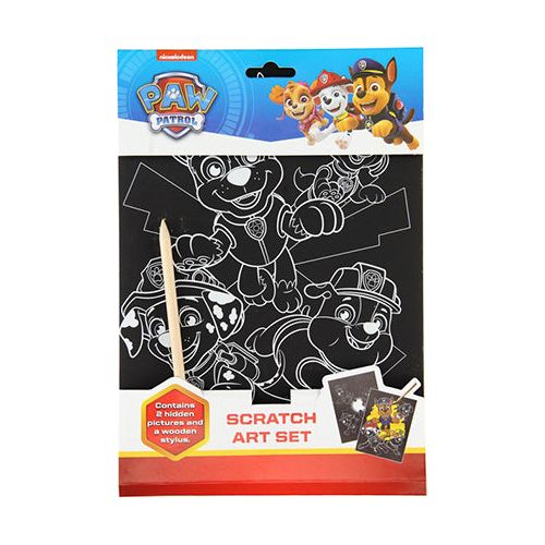 Paw Patrol Scratch art set