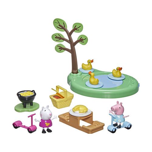 Gurli Gris picnic set incl løbehjul og figurer