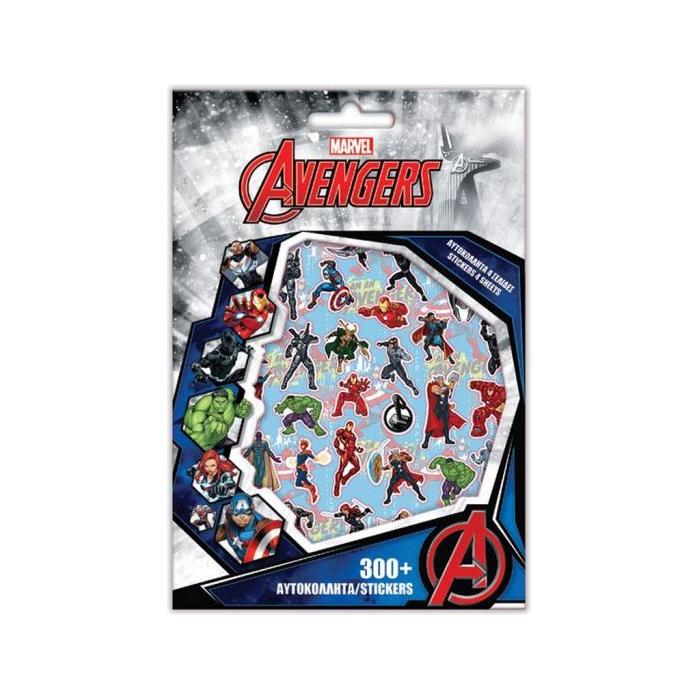 Avengers klistermærke hæfte med 300 klistermærker