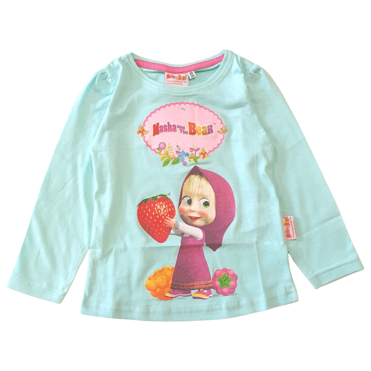 Masha & Bjørnen langærmet bluse mint