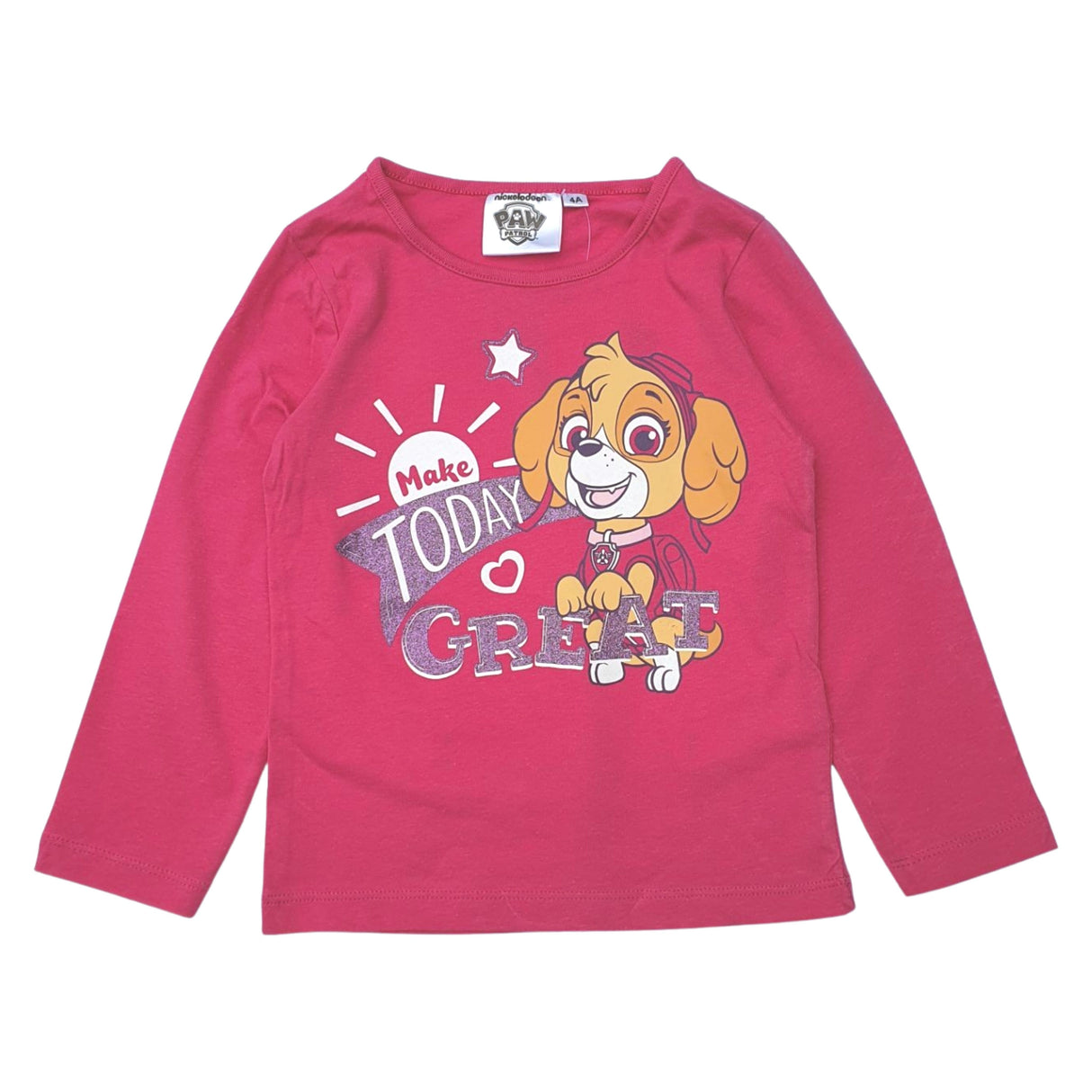 Paw Patrol "Make Today Great" Lyserød