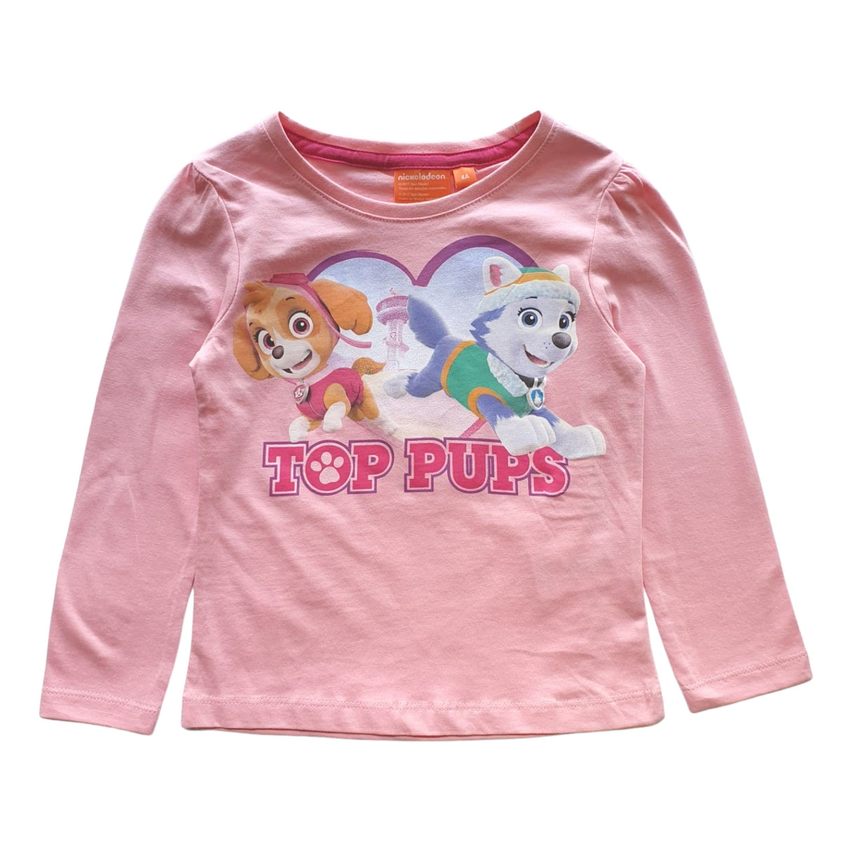 Paw Patrol "Top Pups" Langærmet Lyserød