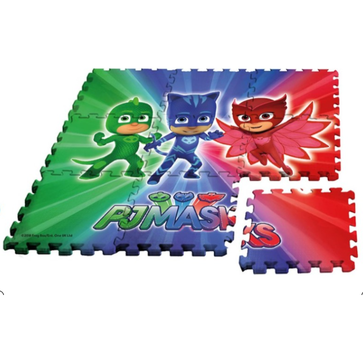 Pyjamas heltene skum gulvpuslespil