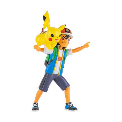 Pokemon - Ash & Pikachu figursæt