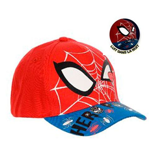 Spiderman Kasket (Glow in the dark) 2-8 år