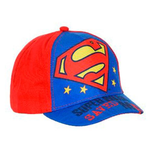 Superman Kasket Rød/Blå 1/2-4 år