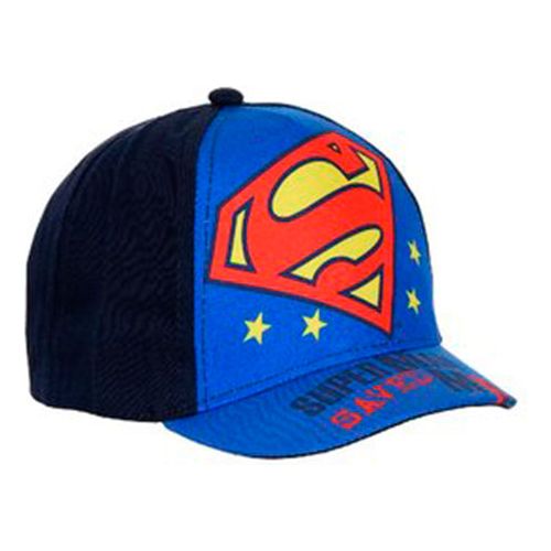 Superman Kasket Sort/Blå 1/2-4 år